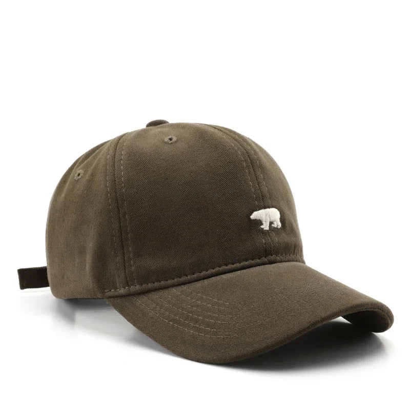 Spring Summer Baseball Cap For Women And Men Polar Bear