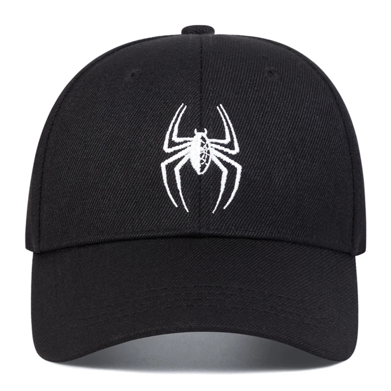 Unisex Spider Embroidery Baseball Caps