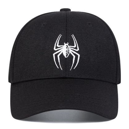 Unisex Spider Embroidery Baseball Caps