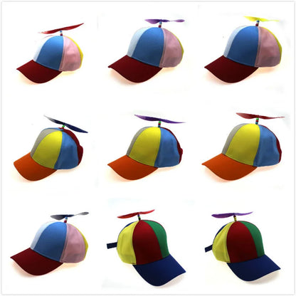 Helicopter Propeller Adventure Rainbow Bamboo Dragonfly Baseball Hat