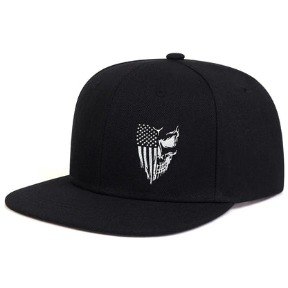 Unisex Ghost Head Skull Printed Hip-hop Hats