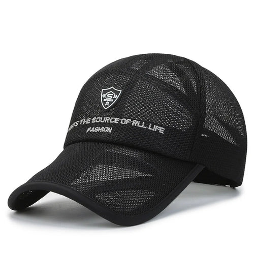 Full Mesh Sun Protection Caps Quick Dry Breathable Summer Baseball Cap
