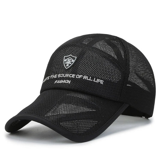Full Mesh Sun Protection Caps Quick Dry Breathable Summer Baseball Cap