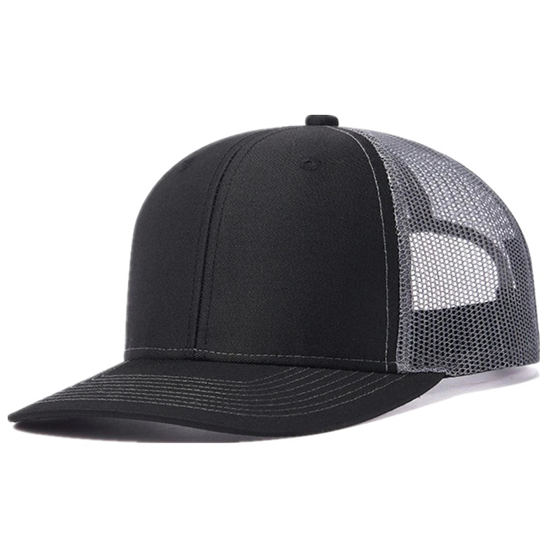 Hot Sale Unisex Cap Slight Curved Brim Style Trucker Hat  Men & Women