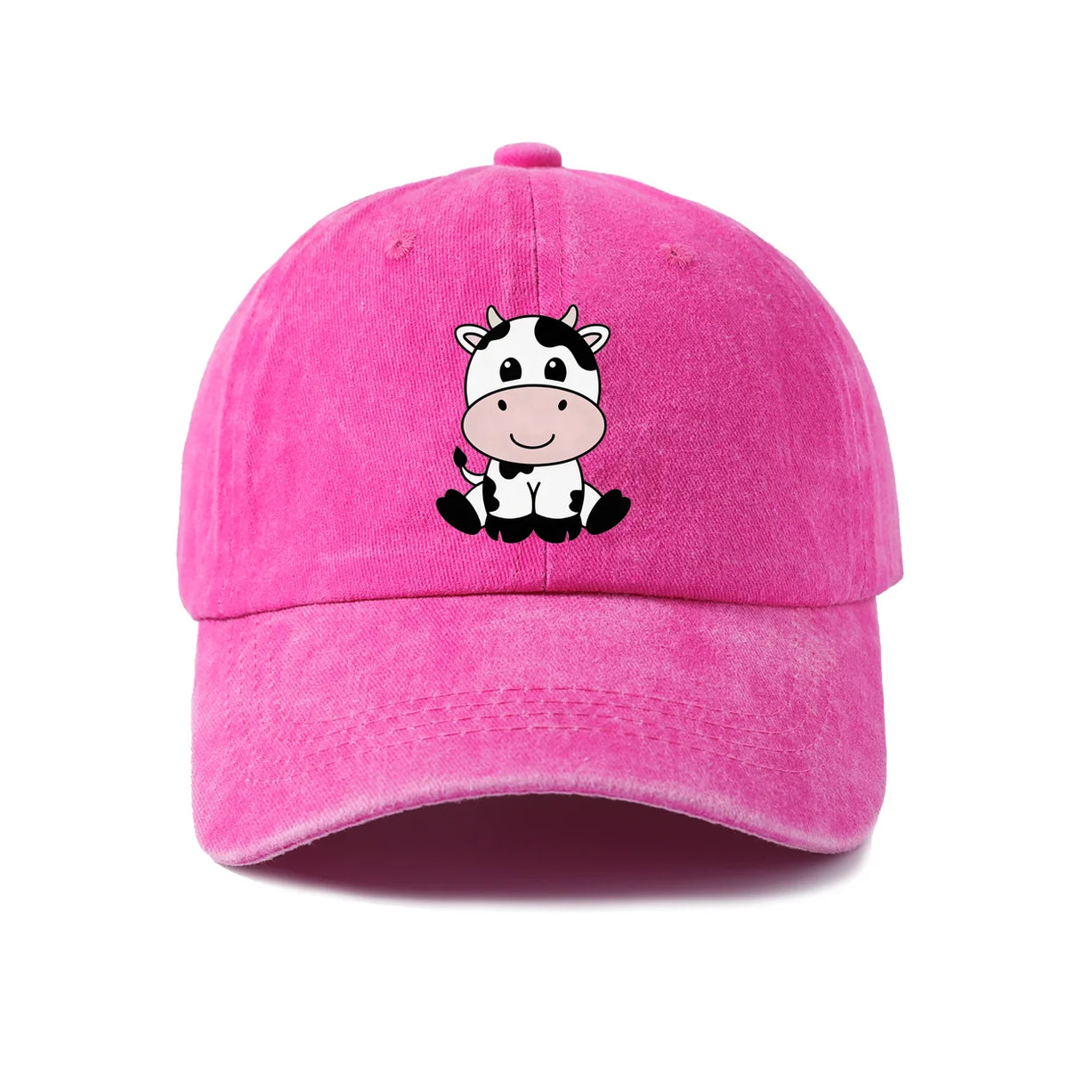 Cute Animal And Love Art Graphic Vintage Washed Baseball Cap