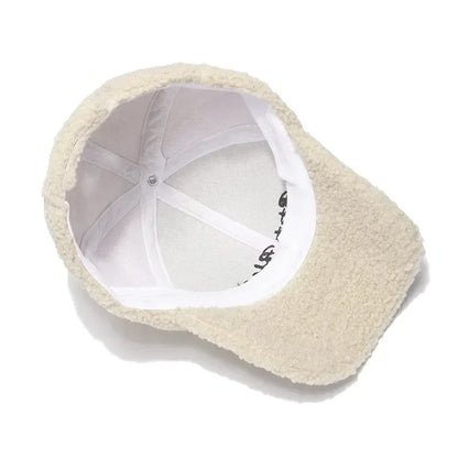 Warm Sun Hat Plush Baseball Cap Winter