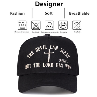 Unisex BUT THE LORD HAS WON Embroidery Baseball Caps Spring Autumn