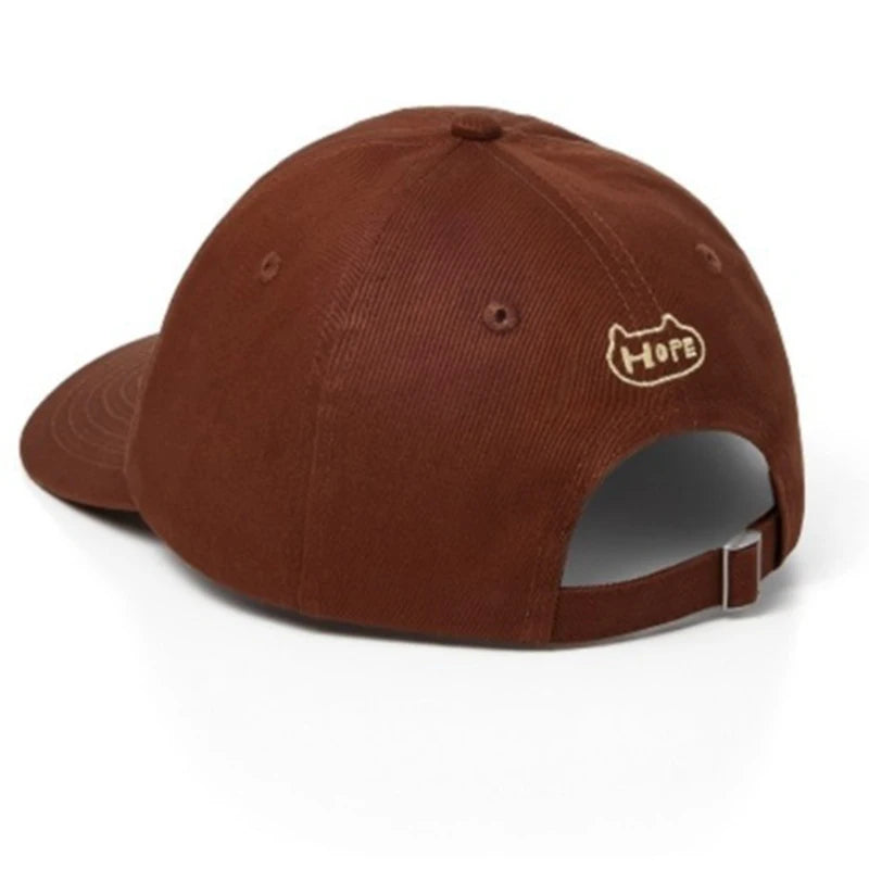 New Kpop Korean Boys Hope Brown Baseball Hat