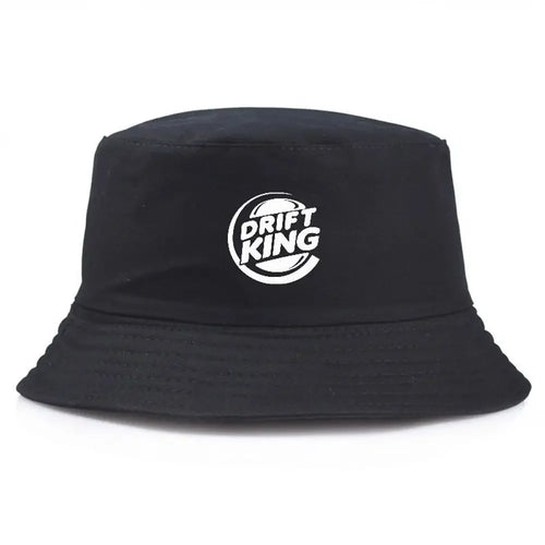 Bucket Hat Summer Fisherman Fishing Hat Summer Caps Drift King Printed Outdoor Cotton Sun Protection Cap