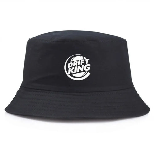 Bucket Hat Summer Fisherman Fishing Hat Summer Caps Drift King Printed Outdoor Cotton Sun Protection Cap