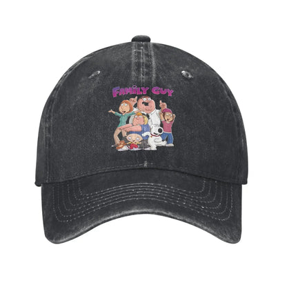 aFamilies Cartoon Peter Lois Stevie Baseball Caps