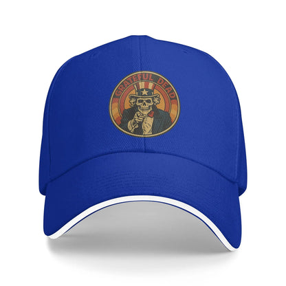 Uncle Sam Skeleton Sun Baseball Cap