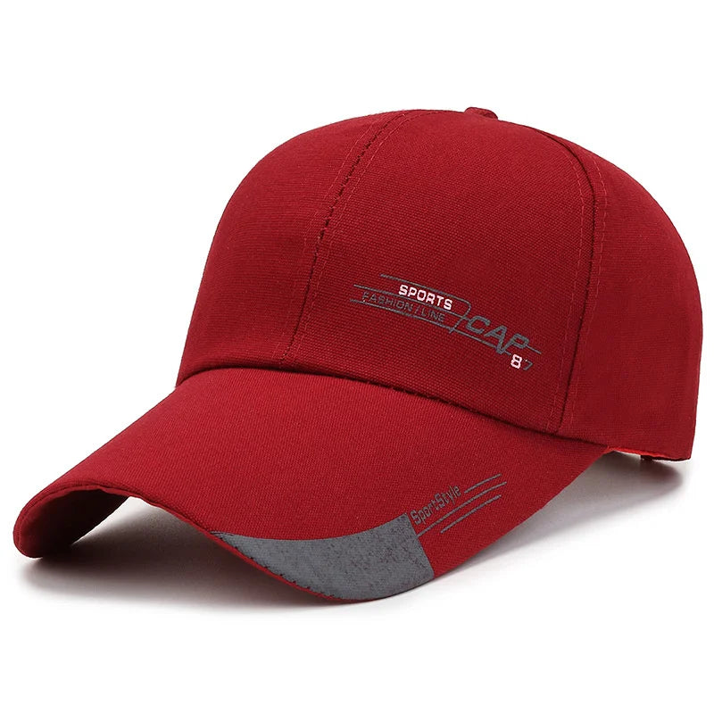 Extra Long Brim Baseball Cap For Men Women