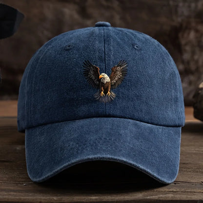 A Winged Eagle Print Baseball Cap For Men's Outdoor Hat