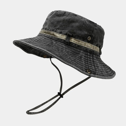 Four Seasons Cotton Solid Bucket Hat