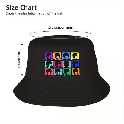 Custom The Beatle Heavy Metal Rock Bucket Hat