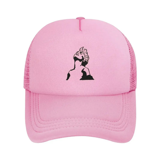 Madonna True Blue Digital Line Drawing Mesh Baseball Caps