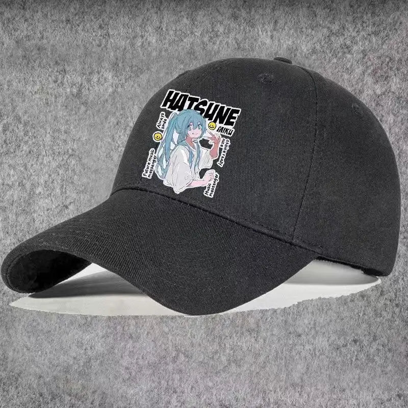 Wandai Hatsune Miku Animation Peripheral Printed Baseball Hat