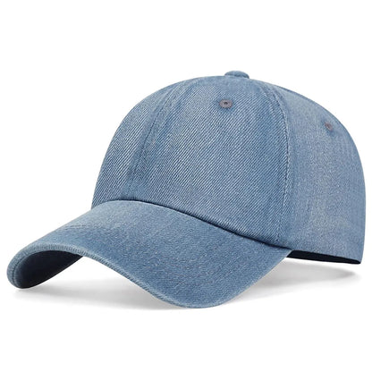Unisex Light Board Denim Washed Baseball Caps