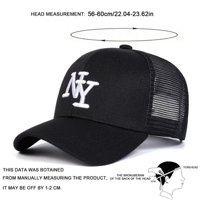 Unisex Letter Embroidery Baseball Caps