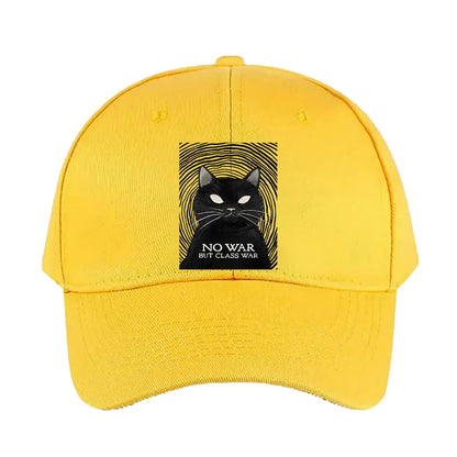 No War But Class War Cat Baseball Cap