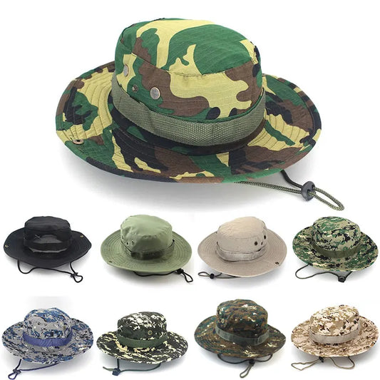 Jungle Cap Camouflage Tactical Caps Military Boonie Hat Men Women