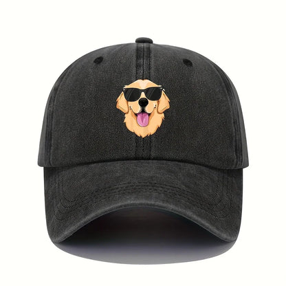 Fun Dog Print Baseball Cap