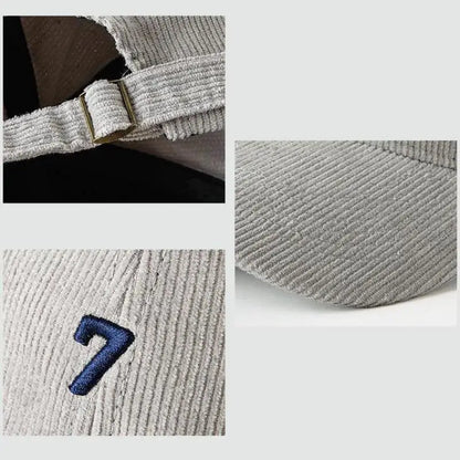 Winter 60-65 cm Large Size Corduroy Baseball Cap For Men Women