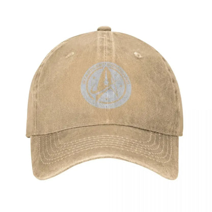 Y2K Stars Treks Baseball Caps Retro Distressed Washed