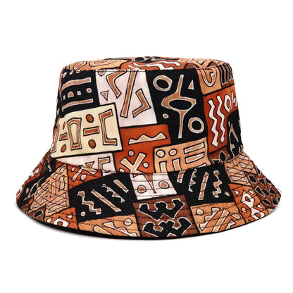 Summer Sun Hat Reversible Yellow Duck Bucket Hat
