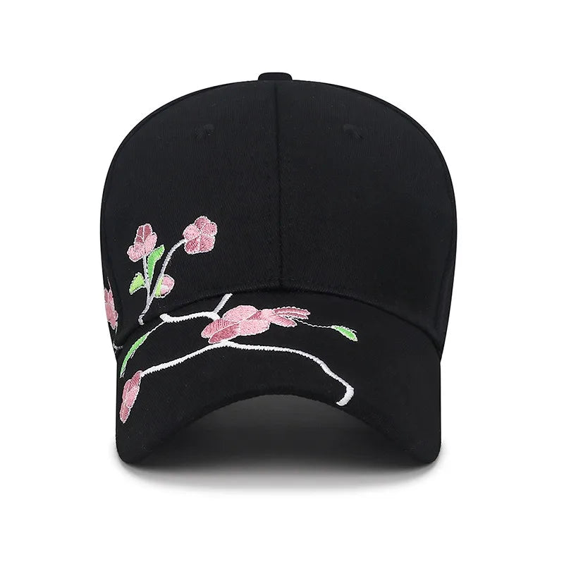 Embroidery Floral Baseball Cap