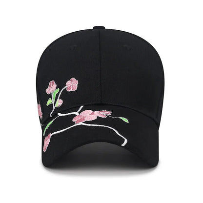 Embroidery Floral Baseball Cap