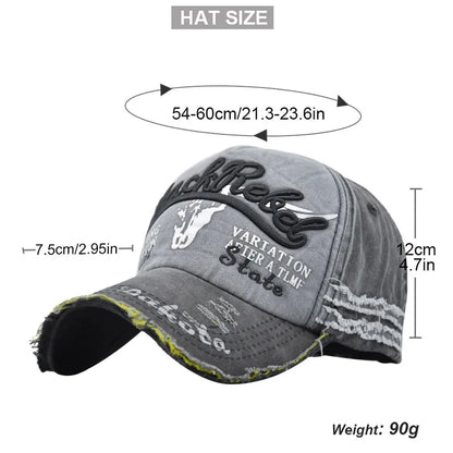 Unisex Hip Hop Letter Embroidery Baseball Caps Men Women