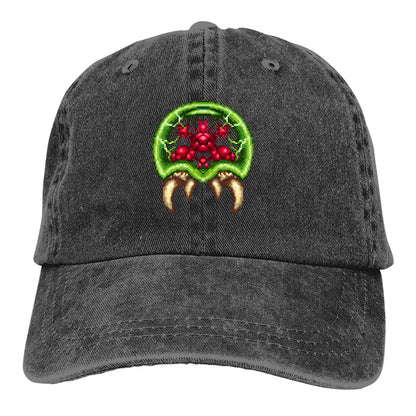Giant Metroid Baseball Caps Peaked Cap Super Metroid Game