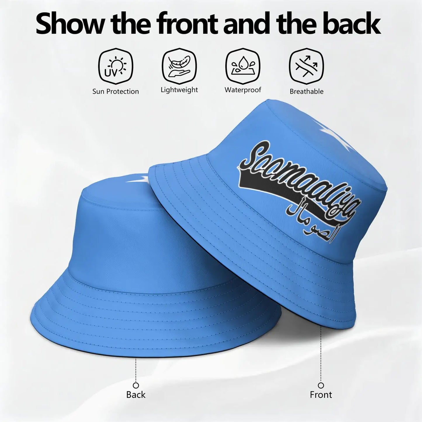 Somalia Free Custom Name Number Logo Bucket Cap