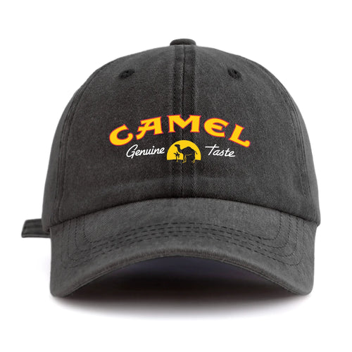 CAMEL Print Washed Baseball Cap For Adults