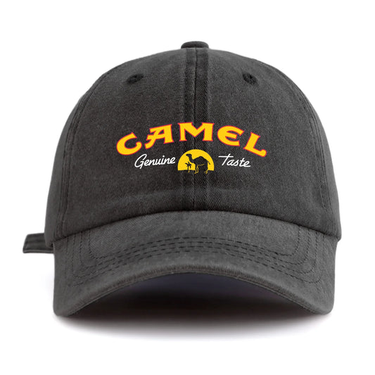 CAMEL Print Washed Baseball Cap For Adults