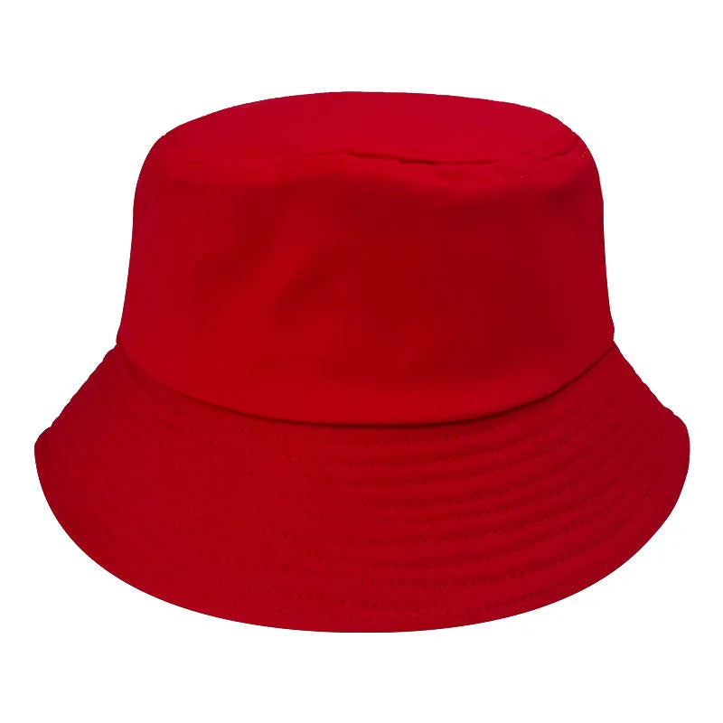 Custom Text Logo Bob Hats Non-Reversible Single Bucket Hat Unisex Fashion Caps Men Women