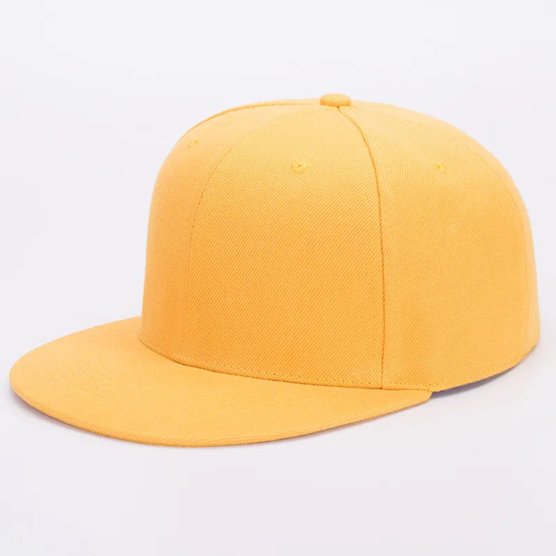 Unisex Flat Brim Snapback Hat For Men Women