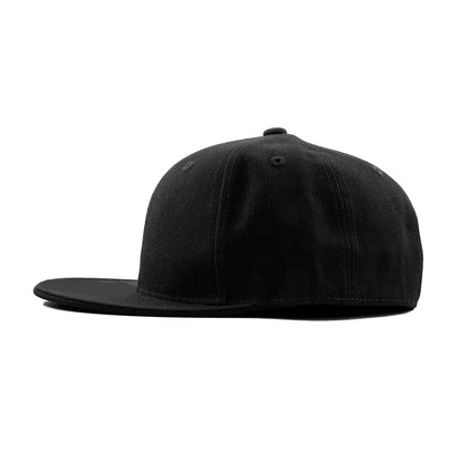 Full Closed Fitted Cap Hat New York Size Plus Large Trucker Men Bill Hip Hop Plain
