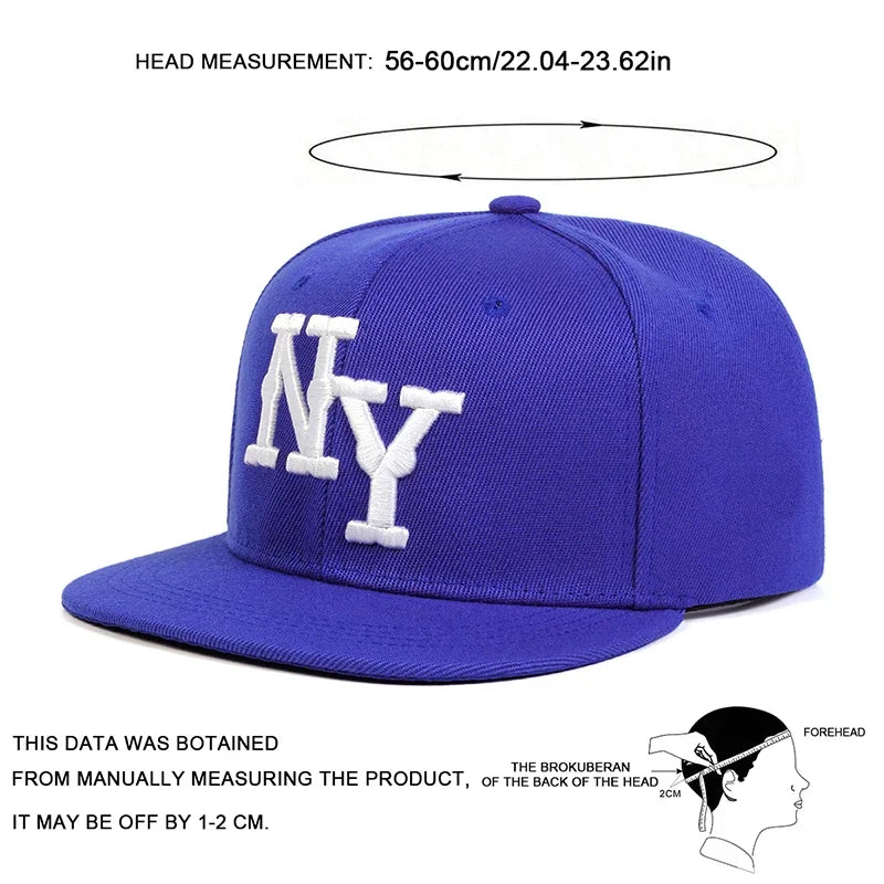 Unisex Letter Embroidery Hip-hop Hats Baseball Caps Sunscreen Hat Sports Cap Snapback Caps
