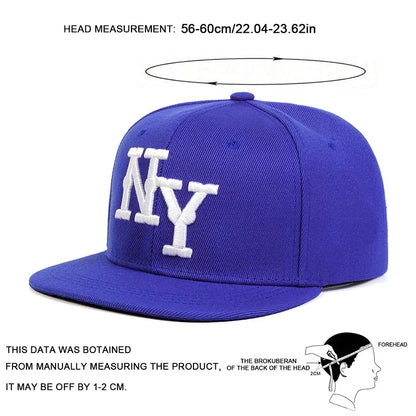 Unisex Letter Embroidery Hip-hop Hats Baseball Caps Sunscreen Hat Sports Cap Snapback Caps