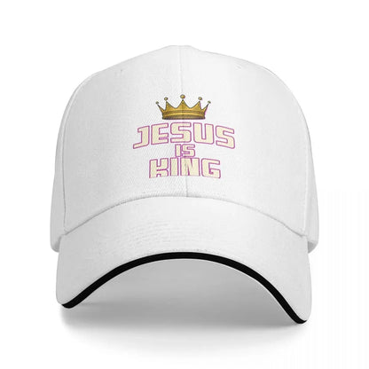 New Jesus Is My King Jesus Christ Washed Men's Baseball Cap