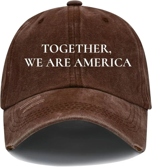 Together We are America Hats Together We are America Baseball Caps