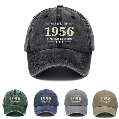 A Vintage-Style 1956 Printed Hat Baseball Cap