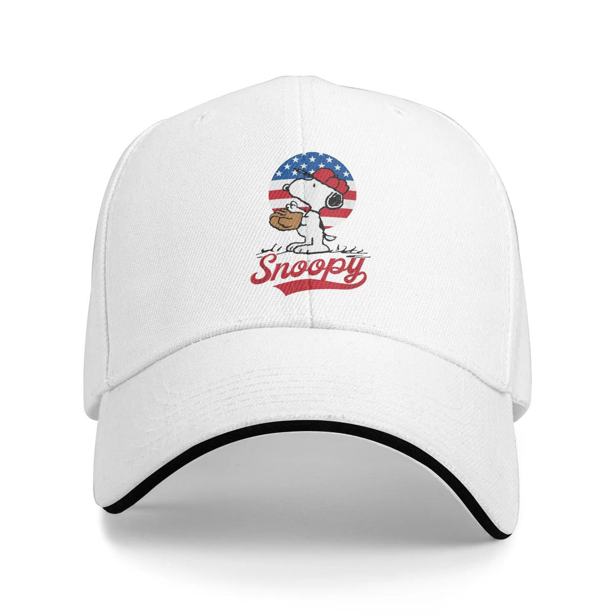 Snoopy Woodstock Sandwich Hat Baseball Cap