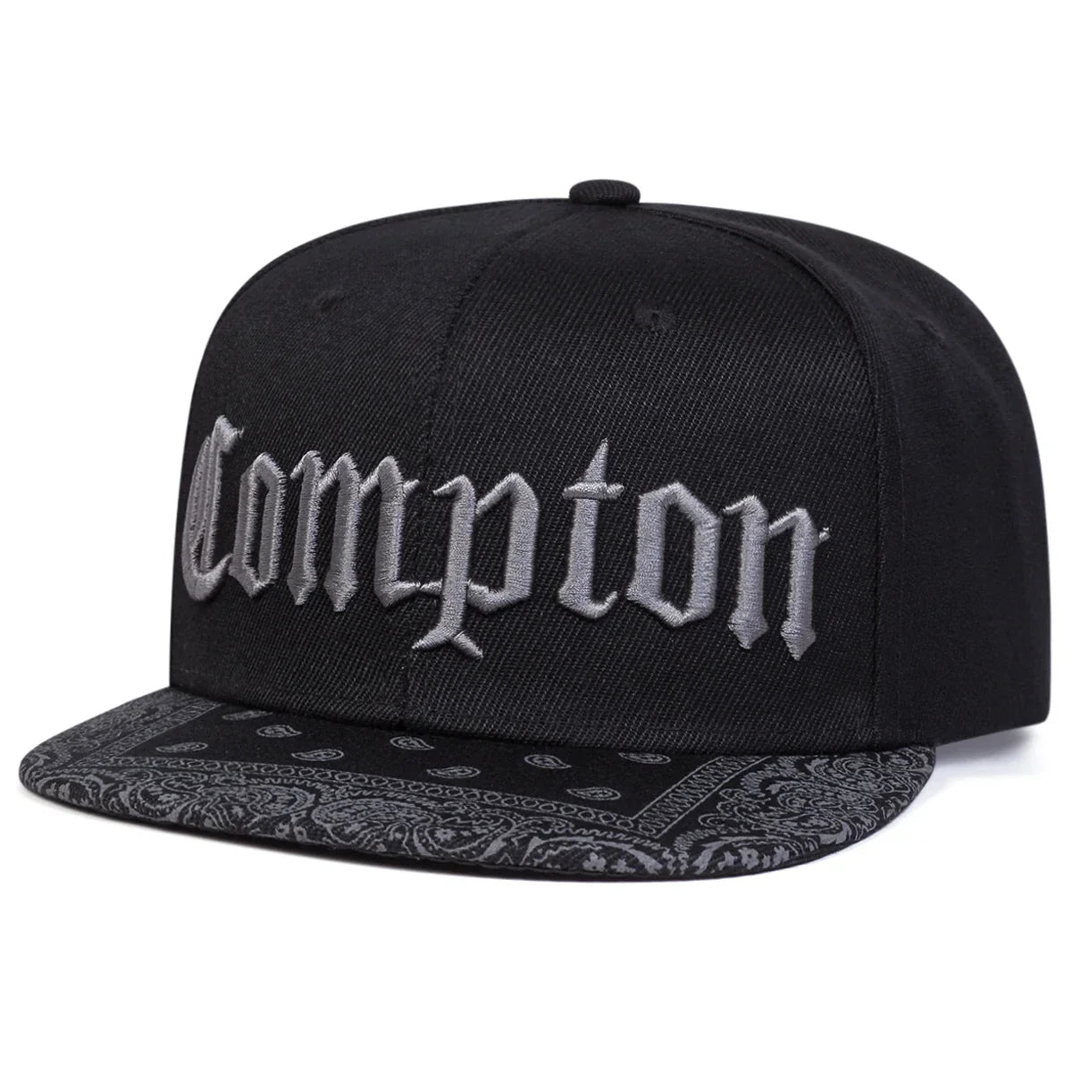 Unisex COMPTON Letter Embroidery Hip-hop Hats