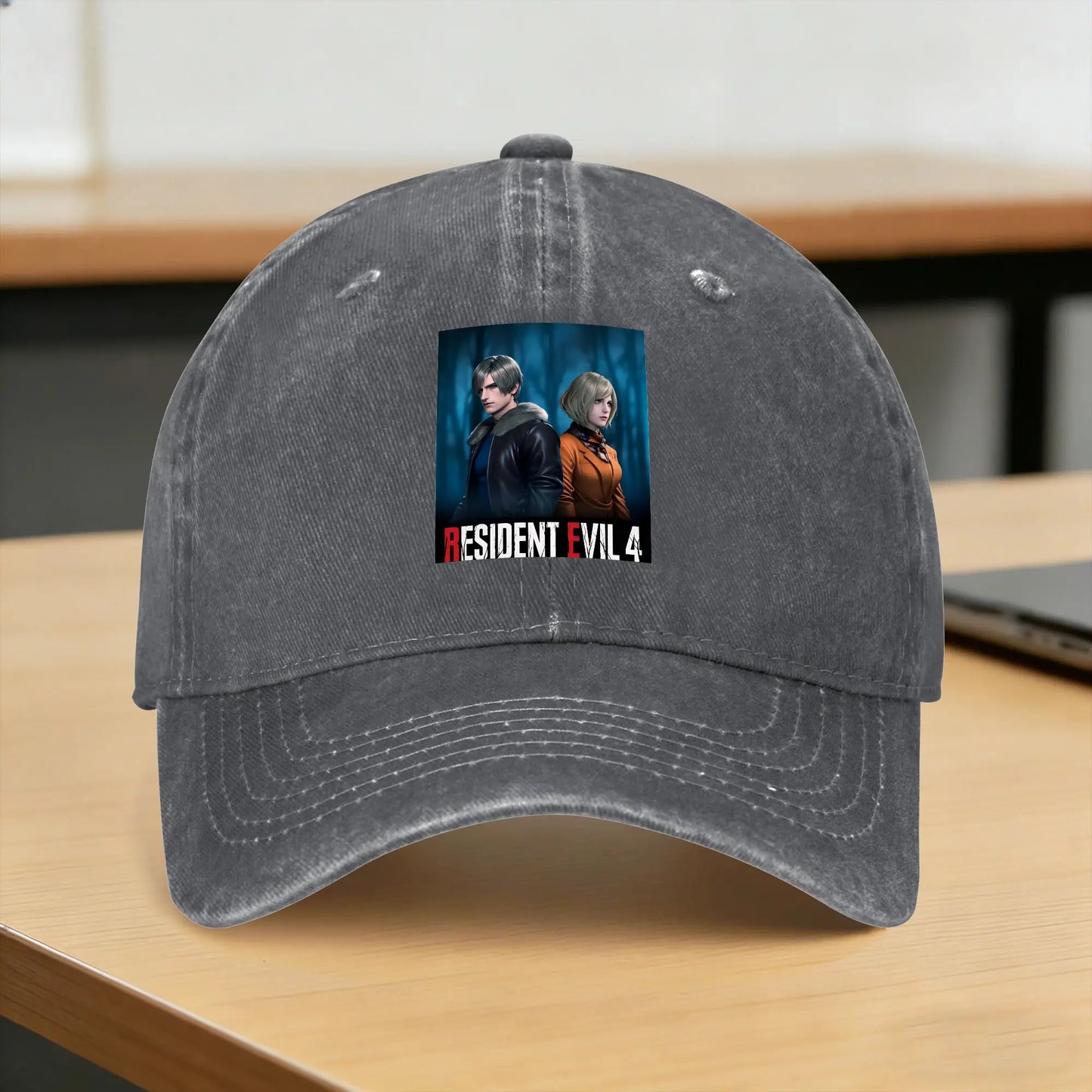 Washed Baseball Cap Leon and Ashley Residents Evils