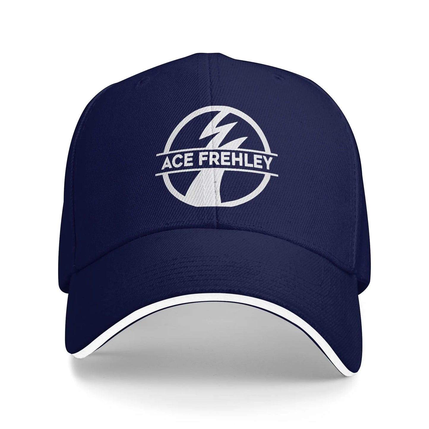 Ace Frehleys Logo Vintage Kiss Band Sandwich Hat Adult Baseball Cap