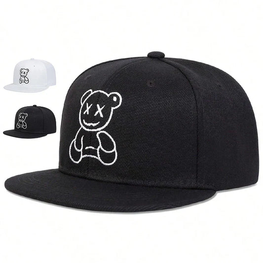 Unisex XX Little Bear Embroidery Hip-hop Hats